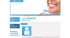 Desktop Screenshot of jan.verbeke.mijntandarts.be