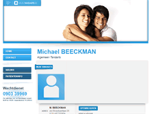 Tablet Screenshot of michael.beeckman.mijntandarts.be