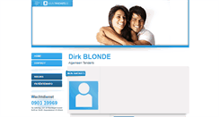 Desktop Screenshot of dirk.blonde.mijntandarts.be