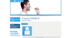 Desktop Screenshot of francis.vogels.mijntandarts.be