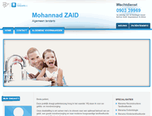 Tablet Screenshot of mohannad.zaid.mijntandarts.be