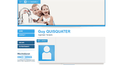 Desktop Screenshot of guy.quisquater.mijntandarts.be
