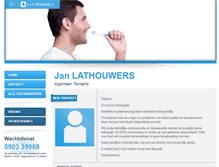 Tablet Screenshot of jan.lathouwers.mijntandarts.be