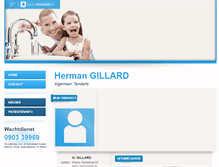 Tablet Screenshot of herman.gillard.mijntandarts.be