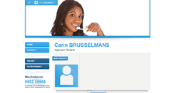 Desktop Screenshot of carin.brusselmans.mijntandarts.be