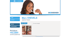 Desktop Screenshot of marc.knevels.mijntandarts.be