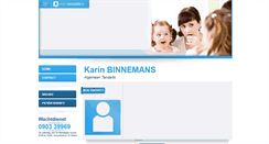 Desktop Screenshot of karin.binnemans.mijntandarts.be
