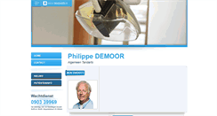 Desktop Screenshot of philippe.demoor.mijntandarts.be
