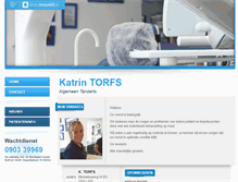 Tablet Screenshot of katrin.torfs.mijntandarts.be