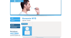 Desktop Screenshot of annemie.nys.mijntandarts.be