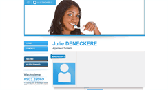 Desktop Screenshot of julie.deneckere.mijntandarts.be