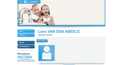 Desktop Screenshot of leen.vandenabeele.mijntandarts.be