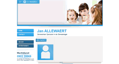 Desktop Screenshot of jan.allewaert.mijntandarts.be