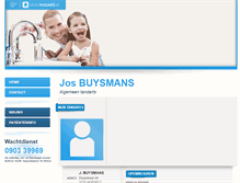 Tablet Screenshot of jos.buysmans.mijntandarts.be