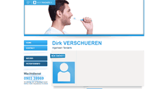 Desktop Screenshot of dirk.verschueren.mijntandarts.be