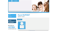 Desktop Screenshot of karel.dupont.mijntandarts.be