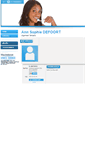 Mobile Screenshot of annsophie.defoort.mijntandarts.be