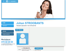 Tablet Screenshot of johan.stroobants.mijntandarts.be