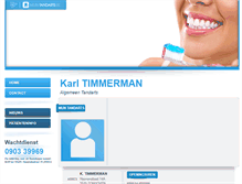 Tablet Screenshot of karl.timmerman.mijntandarts.be